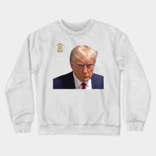 TRUMP MUGSHOT (Transparent Background) Crewneck Sweatshirt